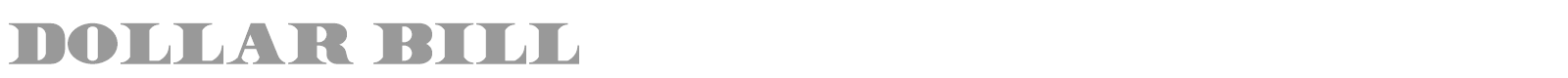 Dollar Bill font preview